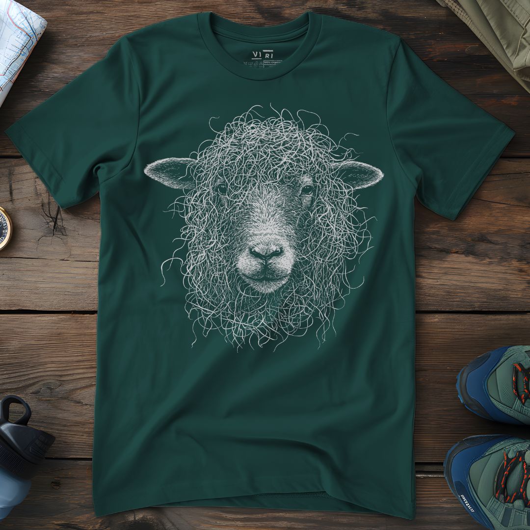 Viri Cotton Ltd. T-Shirt Glazed Green / 2XS Sheep Hair Day T-Shirt