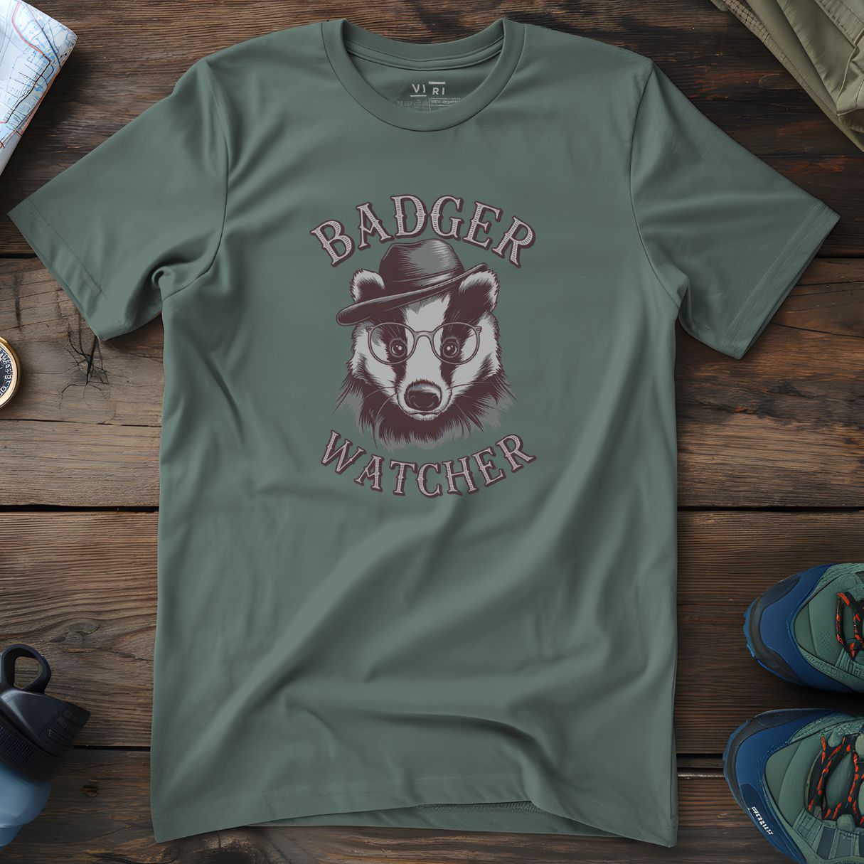 Viri Cotton Ltd. T-Shirt Green Bay / 2XS Badger Watcher T-Shirt