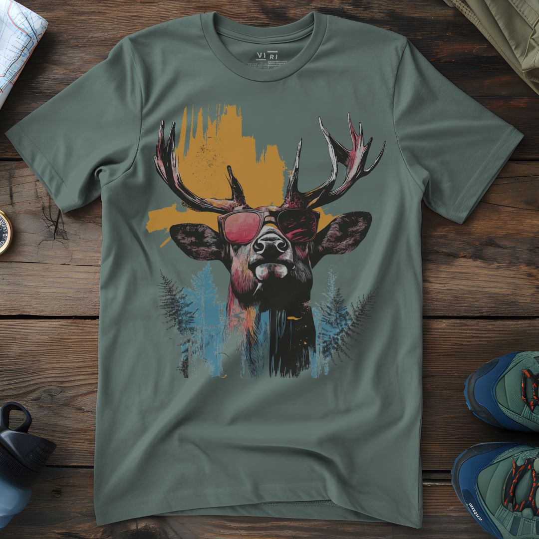 Viri Cotton Ltd. T-Shirt Green Bay / 2XS Red Stag T-Shirt