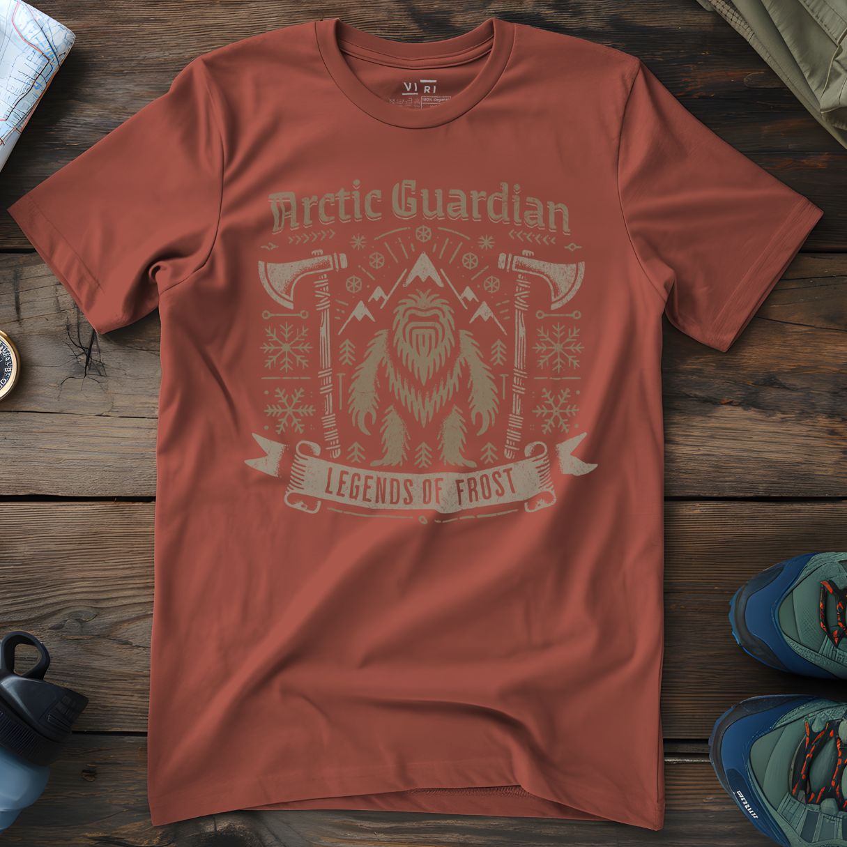 Viri Cotton Ltd. T-Shirt Heritage Brown / 2XS Arctic Guardian T-Shirt