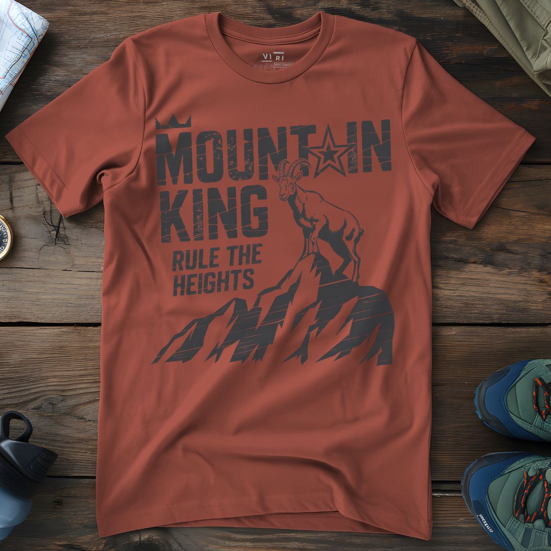 Viri Cotton Ltd. T-Shirt Heritage Brown / 2XS Mountain King T-Shirt