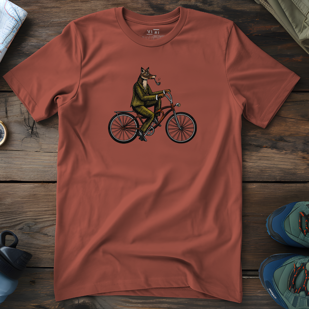 Viri Cotton Ltd. T-Shirt Heritage Brown / 2XS Mr. Fox Cycling T-Shirt