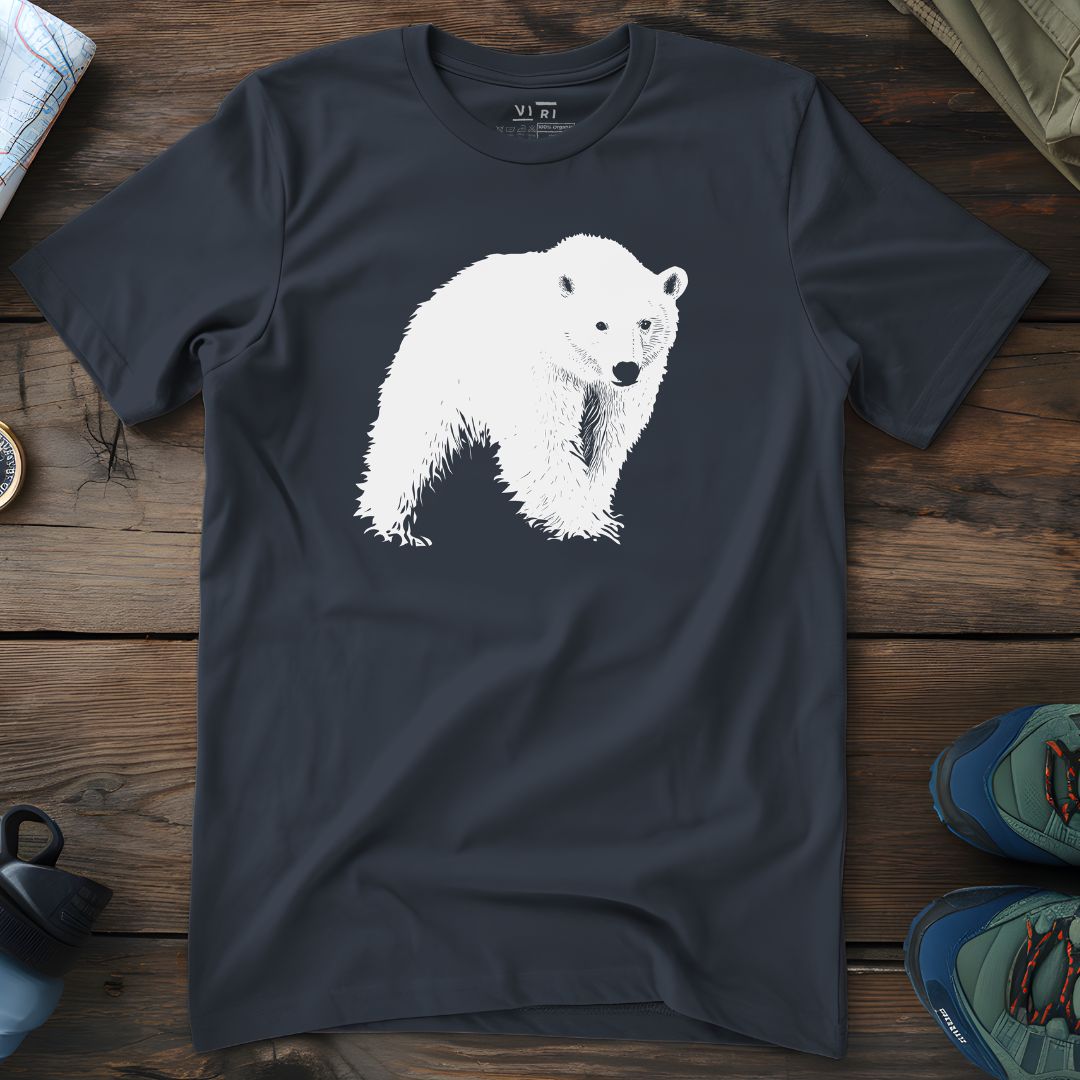 Viri Cotton Ltd. T-Shirt India Ink Grey / 2XS Polar Bear T-Shirt