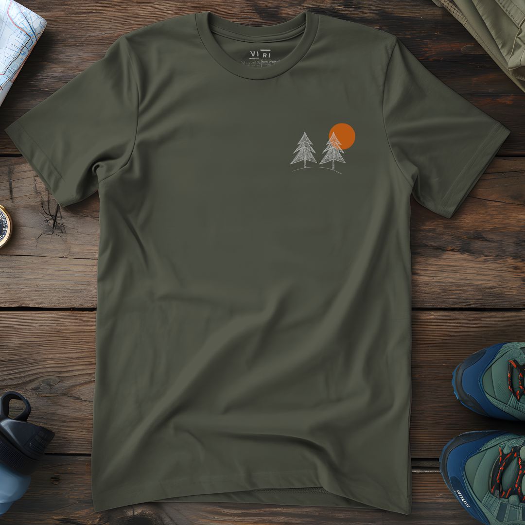 Viri Cotton Ltd. T-Shirt Khaki / 2XS Behind The Trees T-Shirt