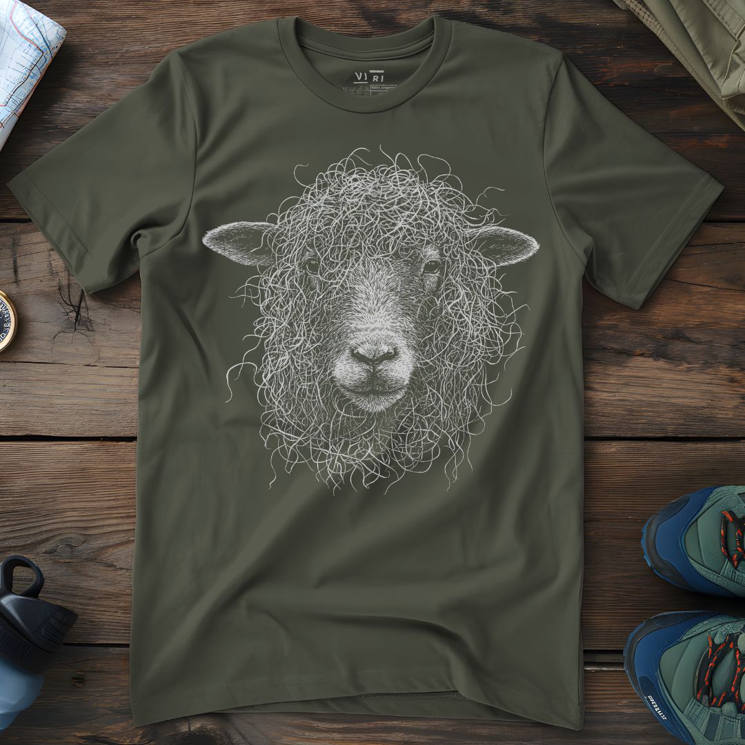 Viri Cotton Ltd. T-Shirt Khaki / 2XS Sheep Hair Day T-Shirt