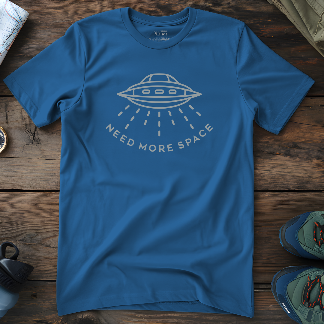 Viri Cotton Ltd. T-Shirt Mindful Blue / 2XS Need More Space T-Shirt