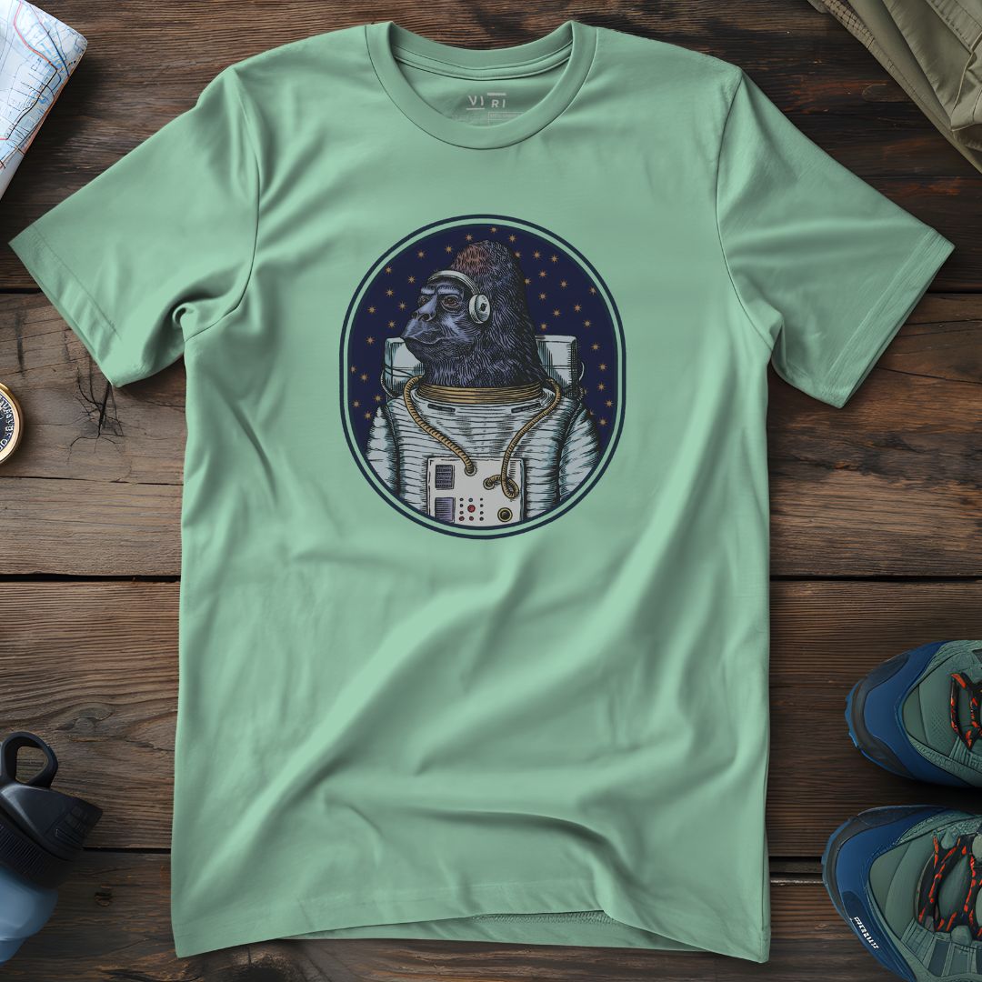 Viri Cotton Ltd. T-Shirt Misty Jade / 2XS Space Gorilla T-Shirt