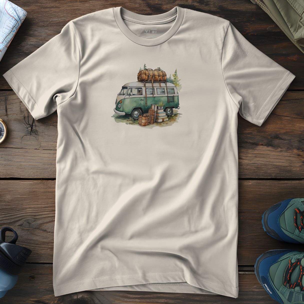 Viri Cotton Ltd. T-Shirt Natural Raw / 2XS Campervan T-Shirt