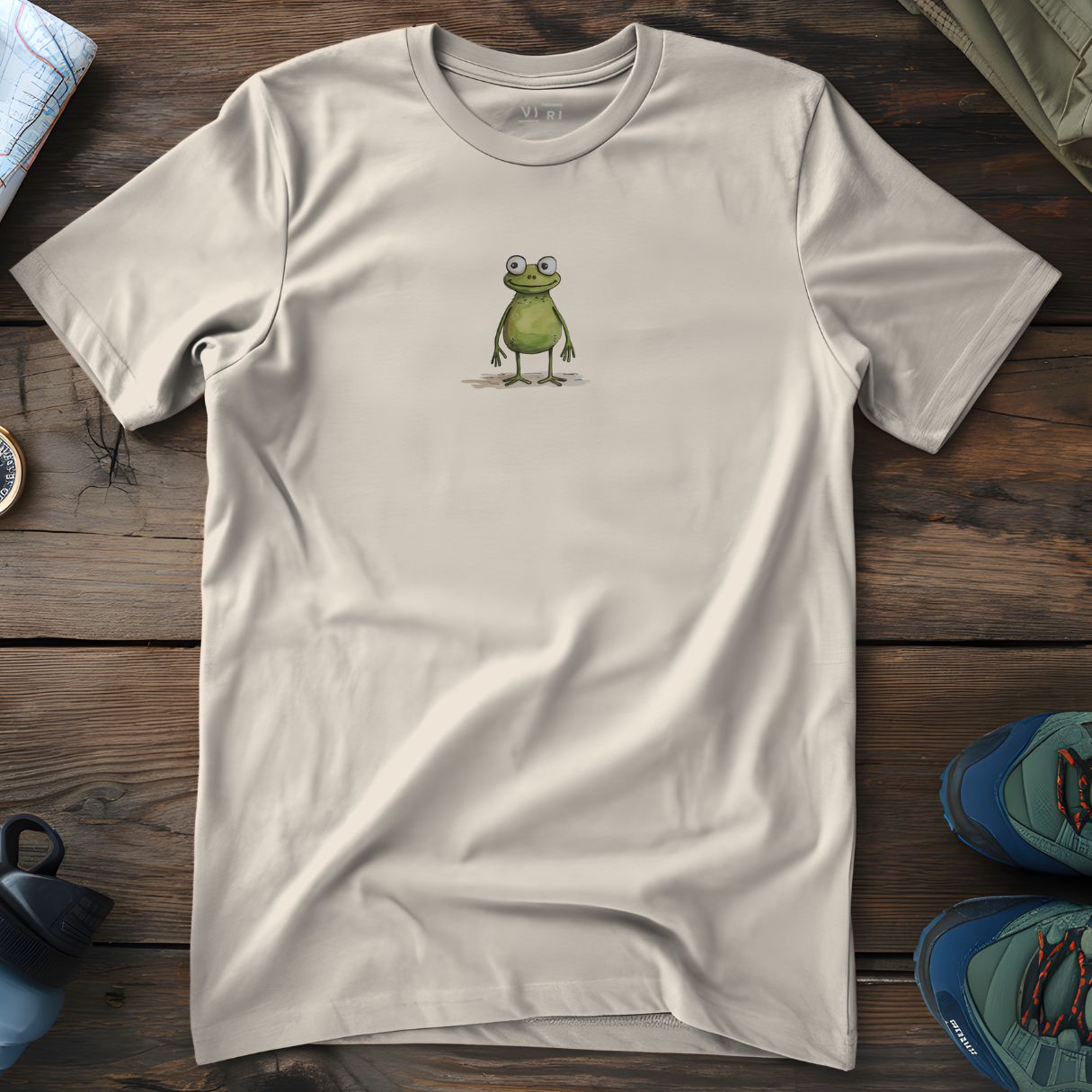 Viri Cotton Ltd. T-Shirt Natural Raw / 2XS Frog T-Shirt