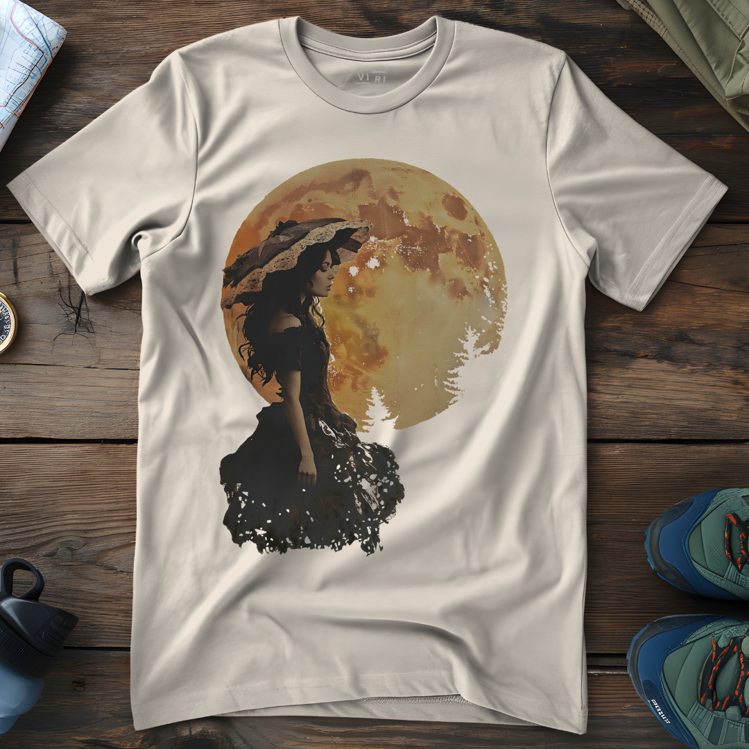 Viri Cotton Ltd. T-Shirt Natural Raw / 2XS Moon Lady T-Shirt