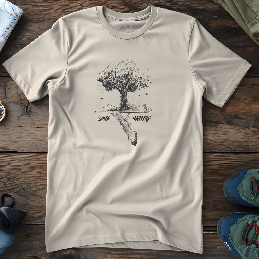 Viri Cotton Ltd. T-Shirt Natural Raw / 2XS Save Nature T-Shirt