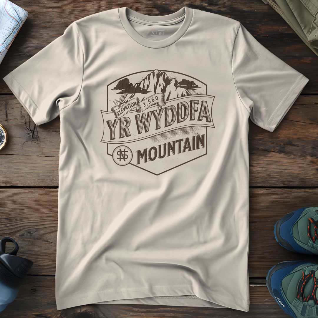 Viri Cotton Ltd. T-Shirt Natural Raw / 2XS Snowdon Mountain T-Shirt