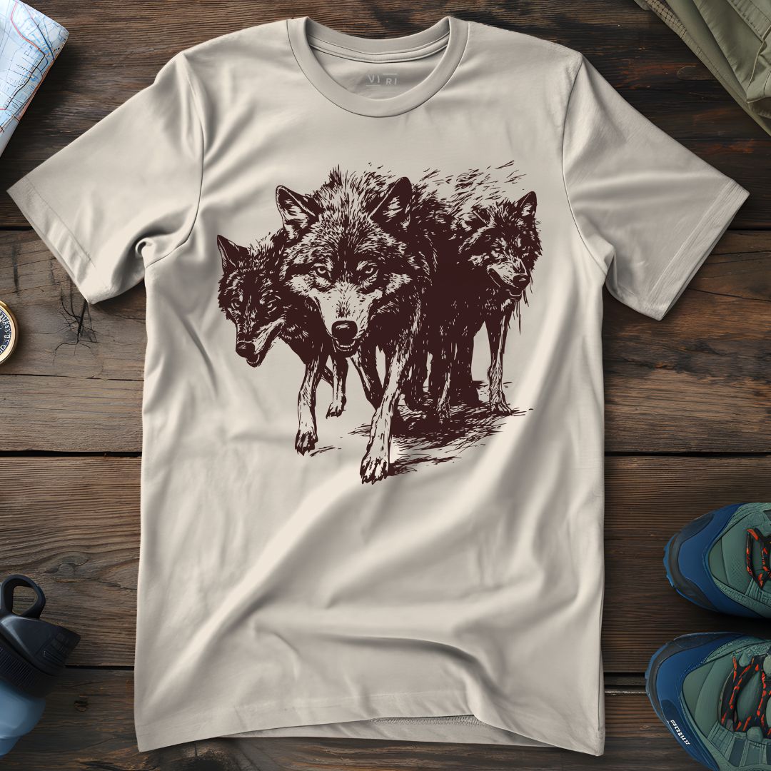 Viri Cotton Ltd. T-Shirt Natural Raw / 2XS Wolf Pack T-Shirt