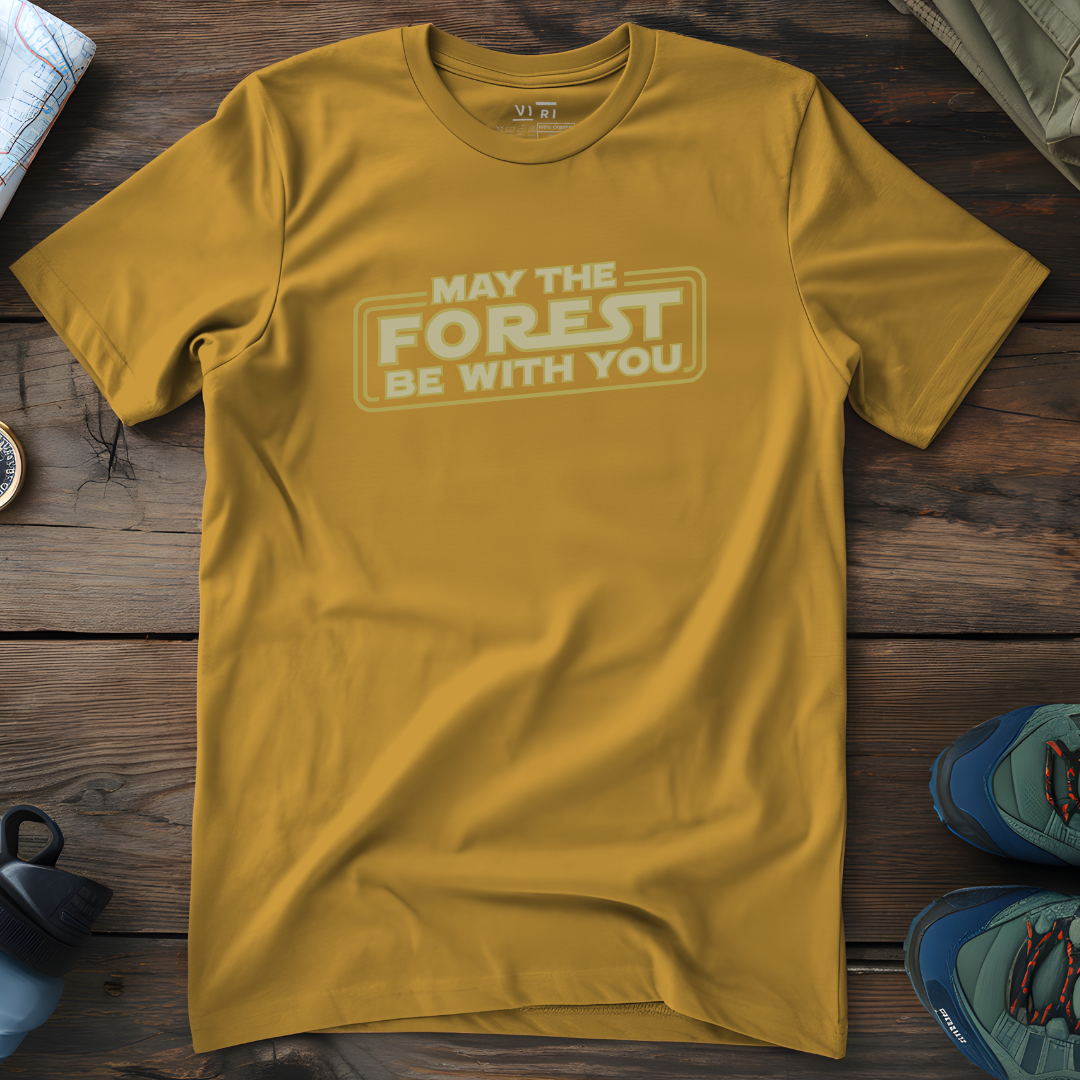 Viri Cotton Ltd. T-Shirt Ochre / 2XS May The Forest Be With You T-Shirt