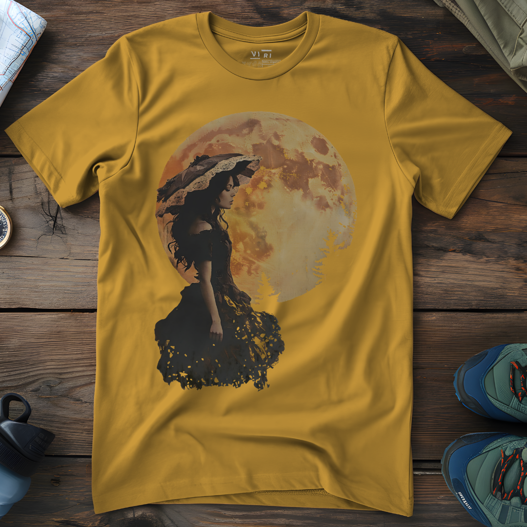 Viri Cotton Ltd. T-Shirt Ochre / 2XS Moon Lady T-Shirt