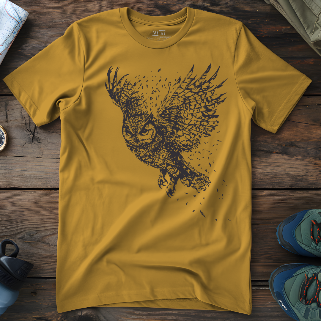 Viri Cotton Ltd. T-Shirt Ochre / 2XS Night Flight T-Shirt