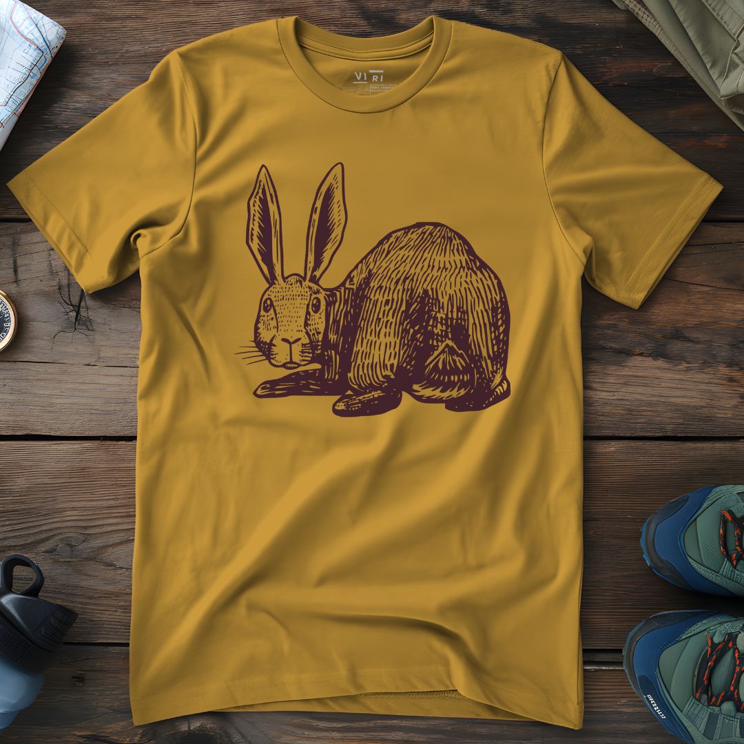 Viri Cotton Ltd. T-Shirt Ochre / 2XS Rabbit Look T-Shirt