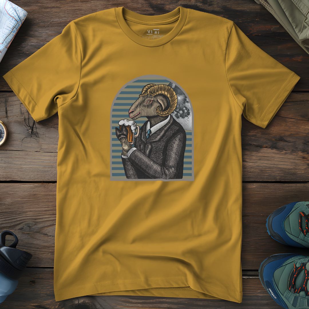 Viri Cotton Ltd. T-Shirt Ochre / 2XS Ram T-Shirt