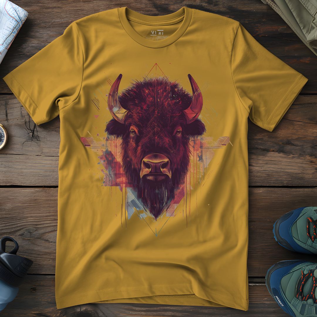 Viri Cotton Ltd. T-Shirt Ochre / 2XS Red Bison T-Shirt