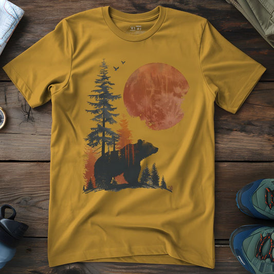 Viri Cotton Ltd. T-Shirt Ochre / 2XS Red Moon T-Shirt