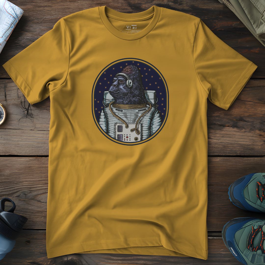 Viri Cotton Ltd. T-Shirt Ochre / 2XS Space Gorilla T-Shirt