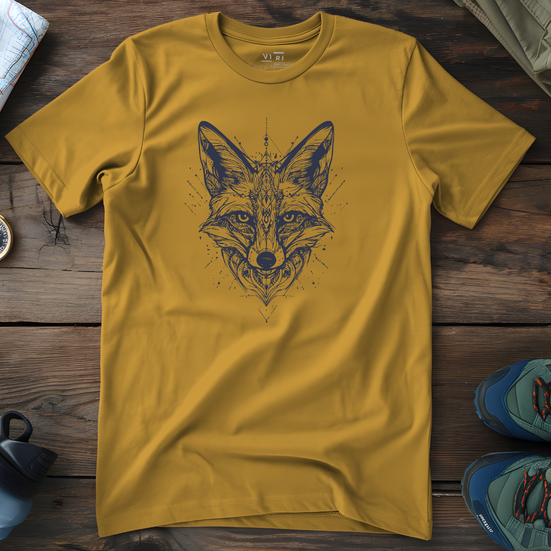 Viri Cotton Ltd. T-Shirt Ochre / 2XS Tribal Fox T-Shirt