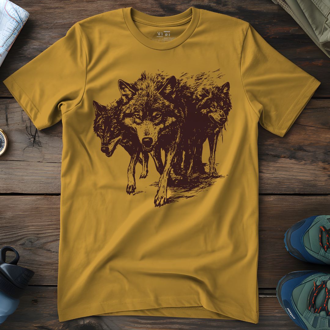 Viri Cotton Ltd. T-Shirt Ochre / 2XS Wolf Pack T-Shirt