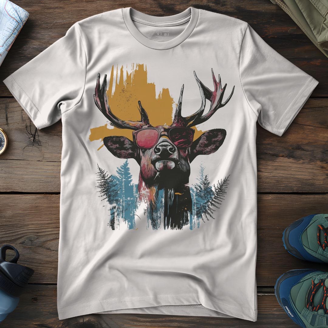 Viri Cotton Ltd. T-Shirt Off White / 2XS Red Stag T-Shirt