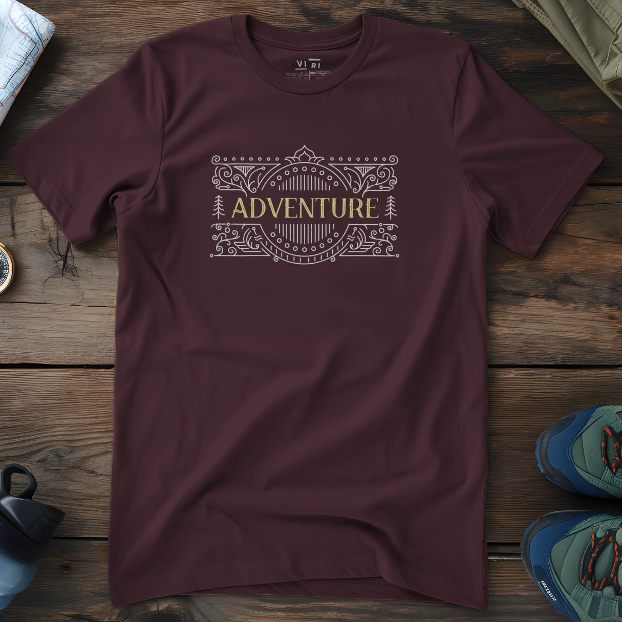 Viri Cotton Ltd. T-Shirt Red Brown / 2XS Adventure T-Shirt