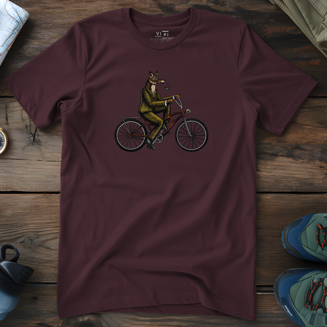 Viri Cotton Ltd. T-Shirt Red Brown / 2XS Mr. Fox Cycling T-Shirt