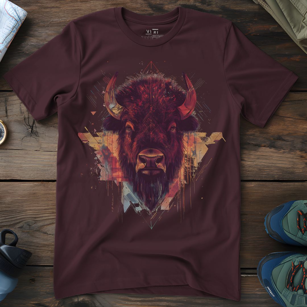 Viri Cotton Ltd. T-Shirt Red Brown / 2XS Red Bison T-Shirt