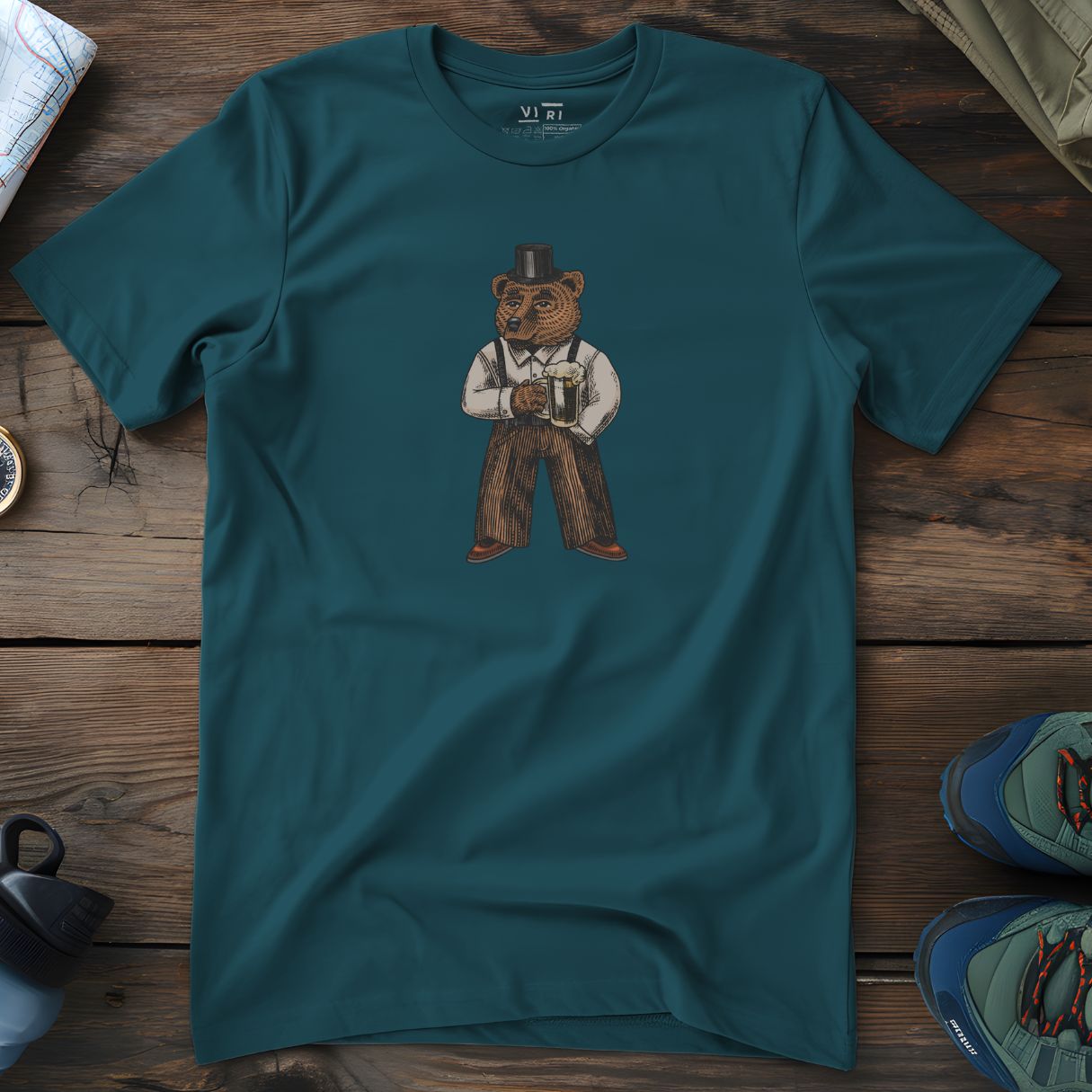 Viri Cotton Ltd. T-Shirt Stargazer / 2XS Bear With Pint T-Shirt