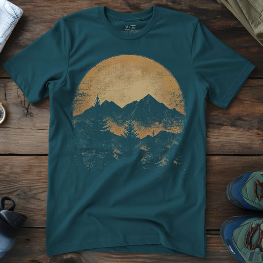 Viri Cotton Ltd. T-Shirt Stargazer / 2XS Dusk Mountains T-Shirt