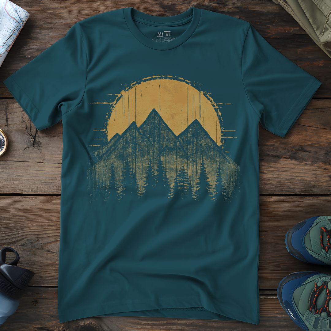 Viri Cotton Ltd. T-Shirt Stargazer / 2XS Green Mountains T-Shirt