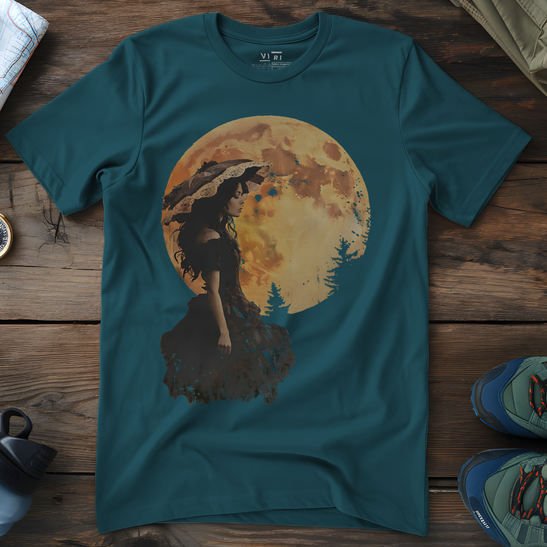 Viri Cotton Ltd. T-Shirt Stargazer / 2XS Moon Lady T-Shirt