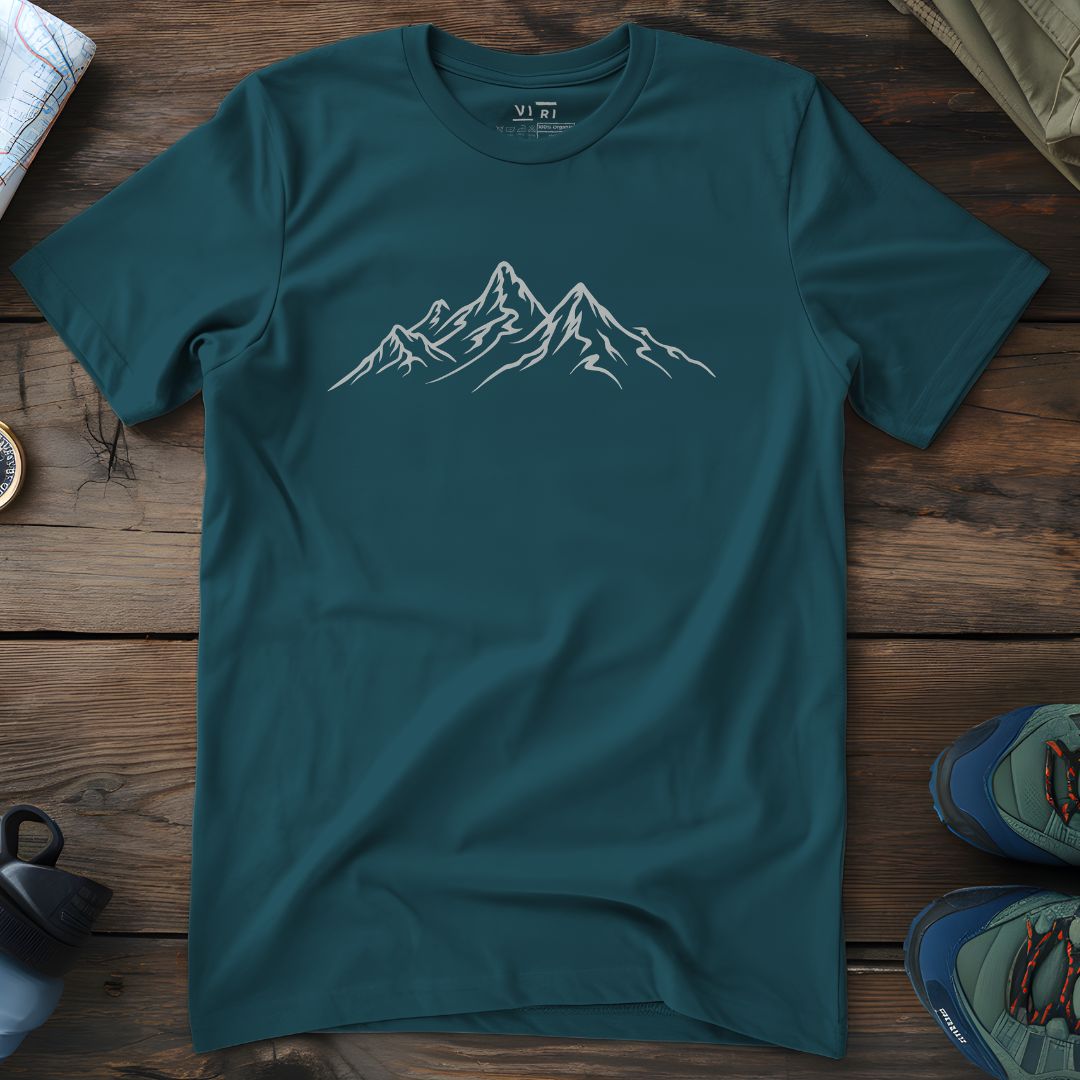 Viri Cotton Ltd. T-Shirt Stargazer / 2XS Mountain Range T-Shirt