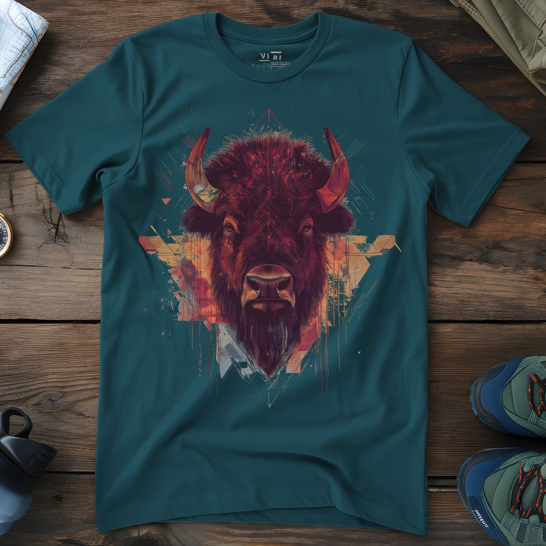 Viri Cotton Ltd. T-Shirt Stargazer / 2XS Red Bison T-Shirt