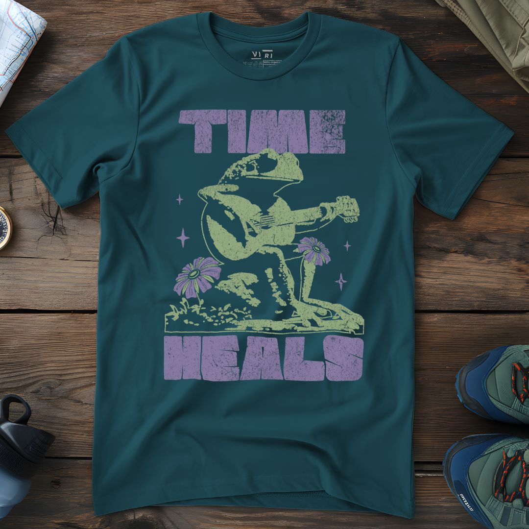 Viri Cotton Ltd. T-Shirt Stargazer / 2XS Time Heals T-Shirt