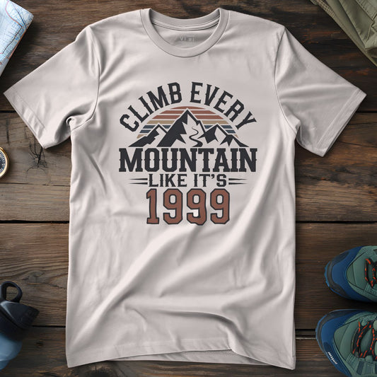 Viri Cotton Ltd. T-Shirt Vintage White / 2XS Climb Every Mountain T-Shirt