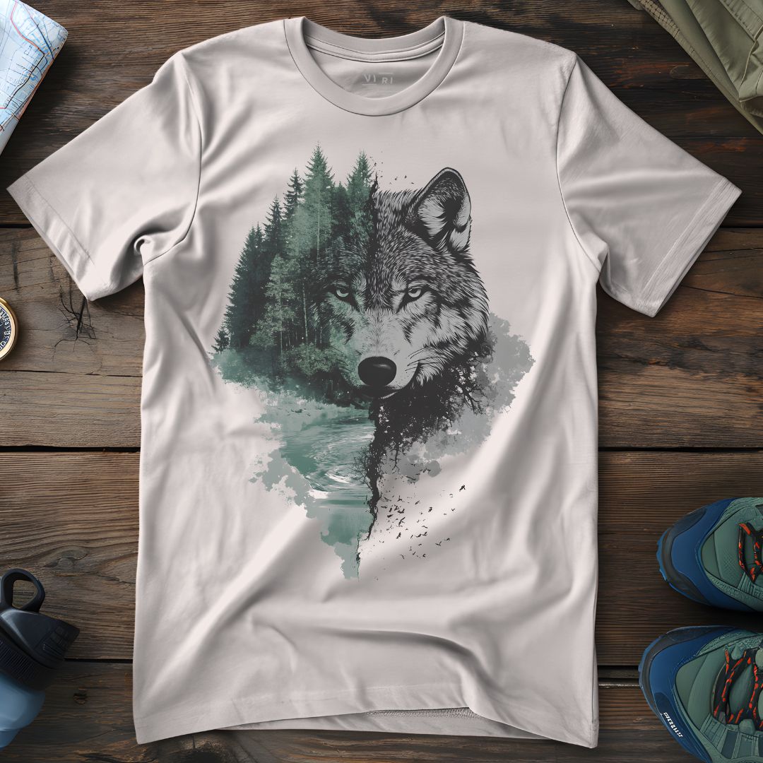 Viri Cotton Ltd. T-Shirt Vintage White / 2XS Hybrid Wolf T-Shirt