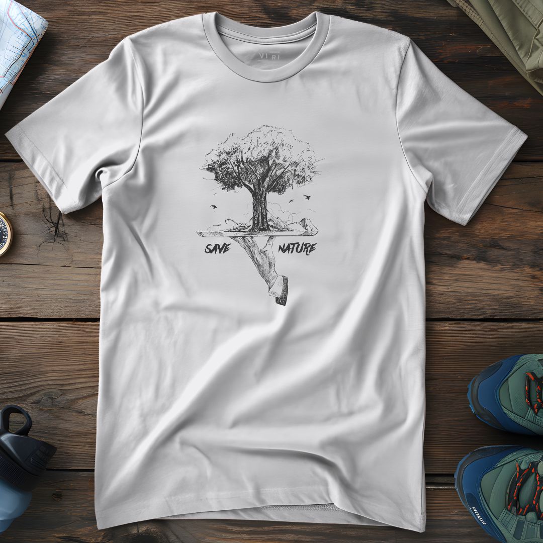 Viri Cotton Ltd. T-Shirt White / 2XS Save Nature T-Shirt